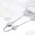Collier Sun and Moon en Argent 925/1000 - Oxyde de Zirconium Collier Sun and Moon en Argent 925/1000 - Oxyde de Zirconium