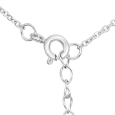 Collier Inifity gravé en Argent - Oxyde de Zirconium Collier Inifity gravé en Argent - Oxyde de Zirconium