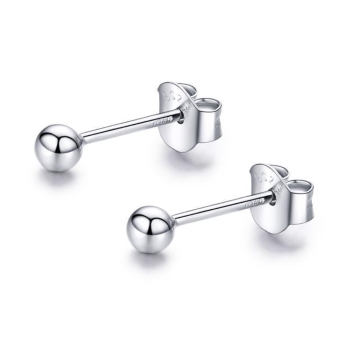 Clous d'Oreille Simple en Argent 925