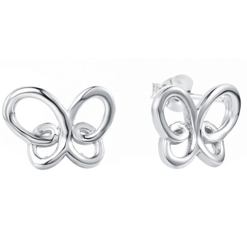 Boucle d'oreilles Papillon en Argent 925/1000