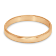 Alliance simple en Argent 925/100 doré à l'Or Rose