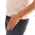 Bracelet cordon Noir Infini - Oxyde de Zirconium Bracelet cordon Noir Infini - Oxyde de Zirconium