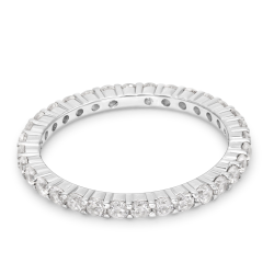 Alliance Pavé Argent 925 Rhodium - Zirconium | Les Bijoux De Félys