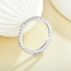 Alliance Pavé Argent 925 Rhodium - Zirconium | Les Bijoux De Félys