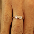 Bague Infinie en Argent 925/1000 - Oxyde de Zirconium Bague Infinie en Argent 925/1000 - Oxyde de Zirconium