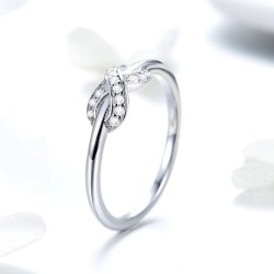 Bague Infinie en Argent 925/1000 - Oxyde de Zirconium