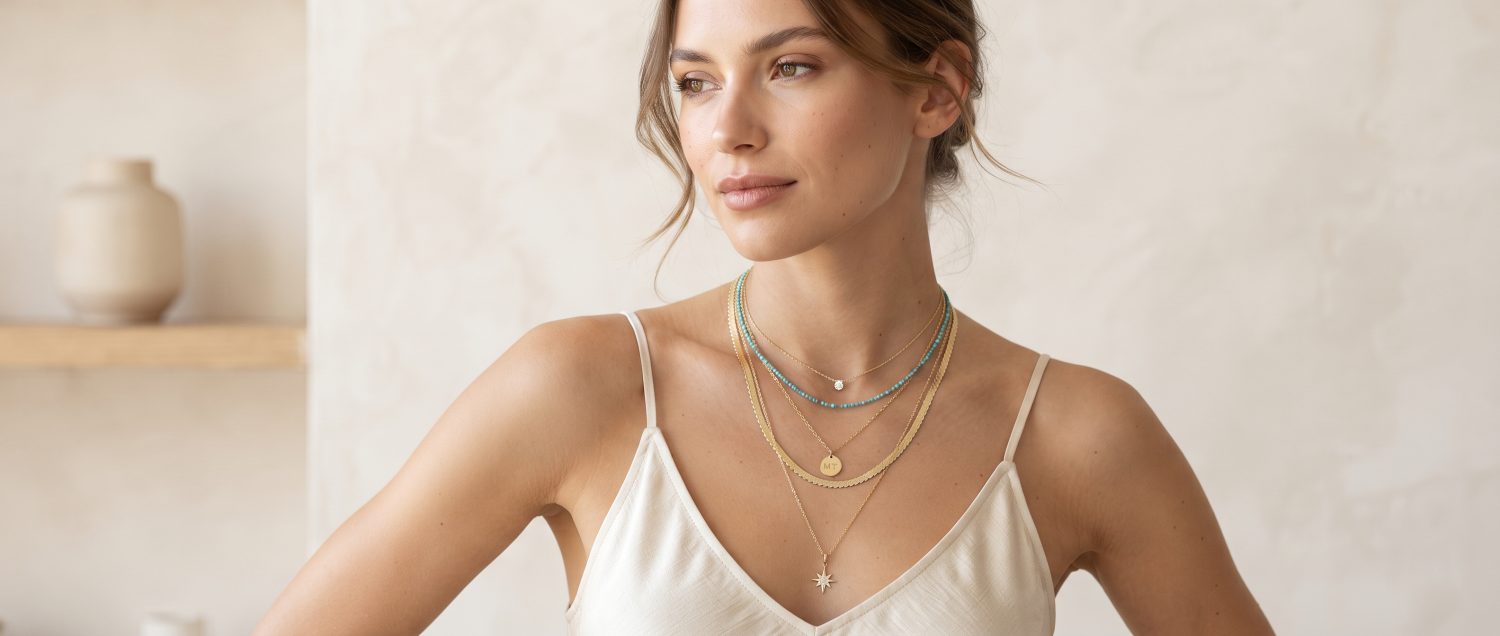 5 façons de superposer tes colliers comme une pro